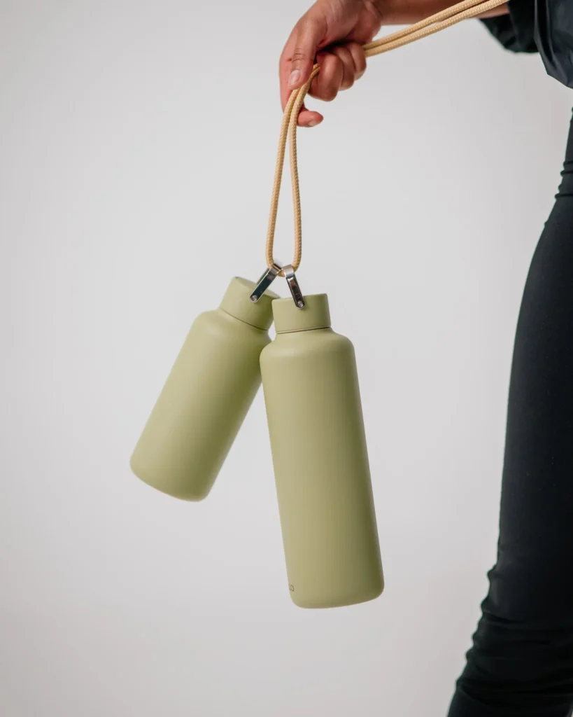 Butelka do wody stalowa matcha